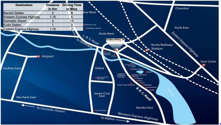 Office Space Fully Furnished in Equinox Business Park Tower-1 , Kurla