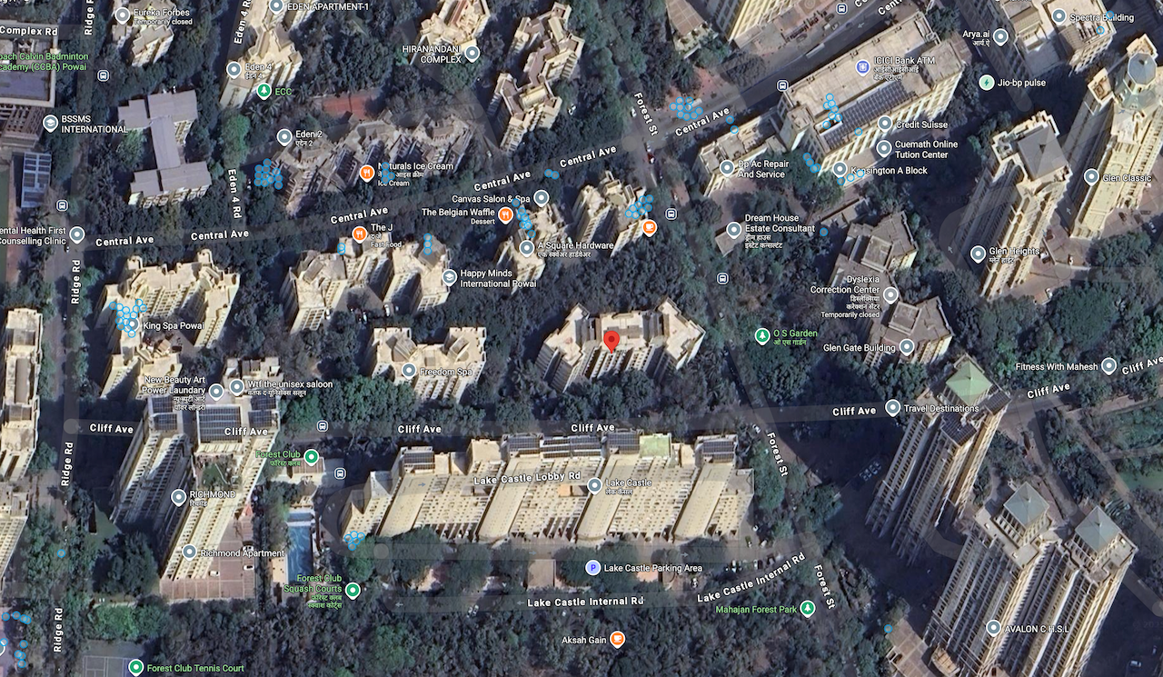 2 BHK Flat on Rent in Powai - Lotus Cooperative Housing Society