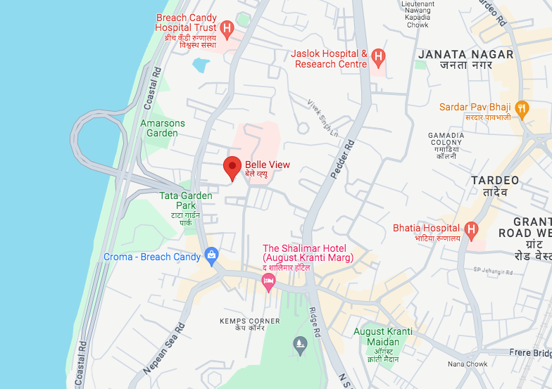 2 BHK Flat on Rent in Breach Candy - Belle View