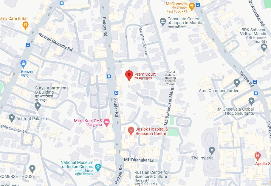 1 BHK Flat on Rent in Peddar Road - Prem Court