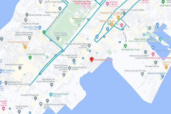 Flat for sale in Connaught Mansion, Colaba