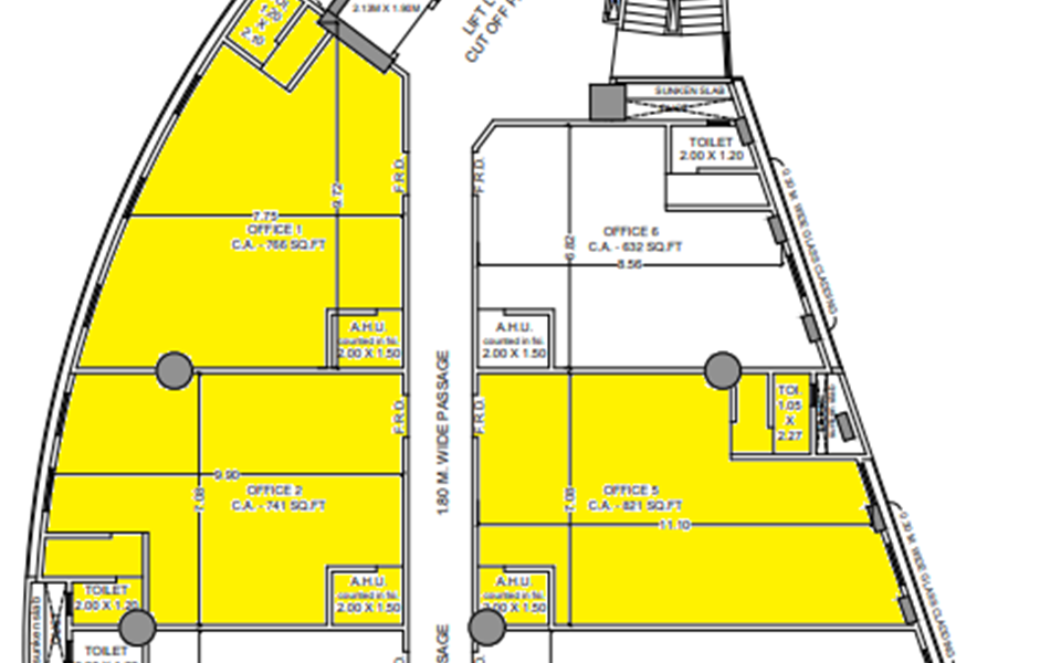 Floor Plan - Chandak Chambers, Andheri East