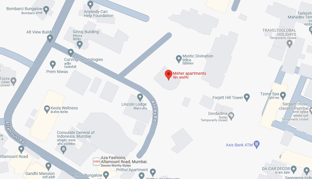 2 BHK Flat for Sale in Altamount Road - Meher Apartment