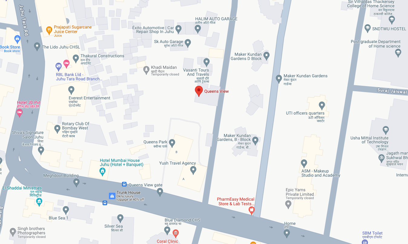 1 BHK Flat on Rent in Juhu - Queens View