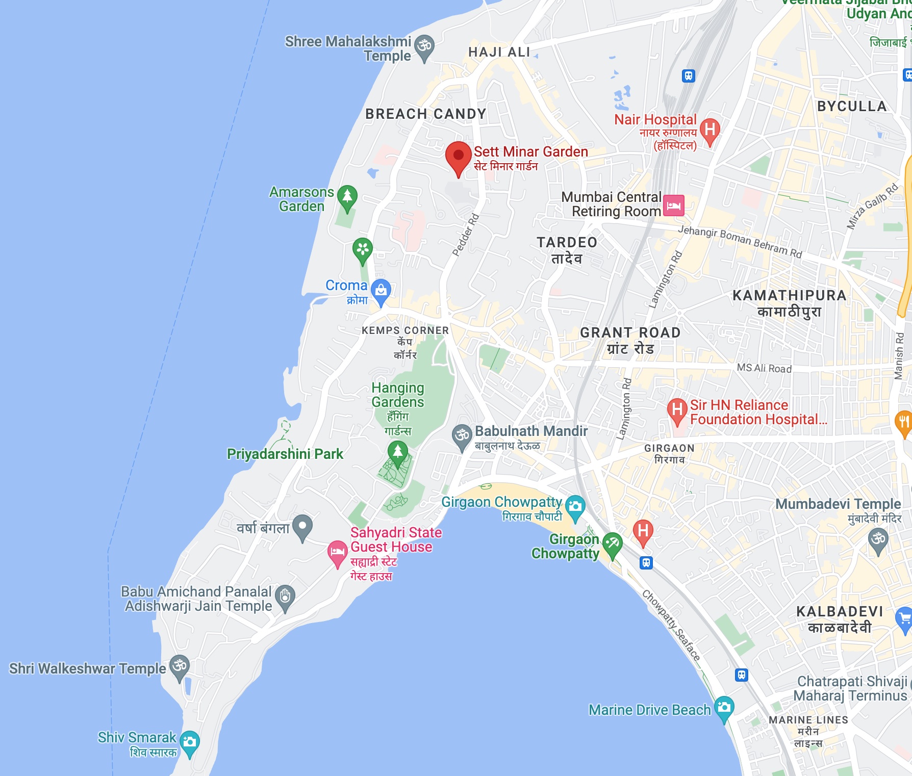 Flat on rent in Sett Minar, Peddar Road