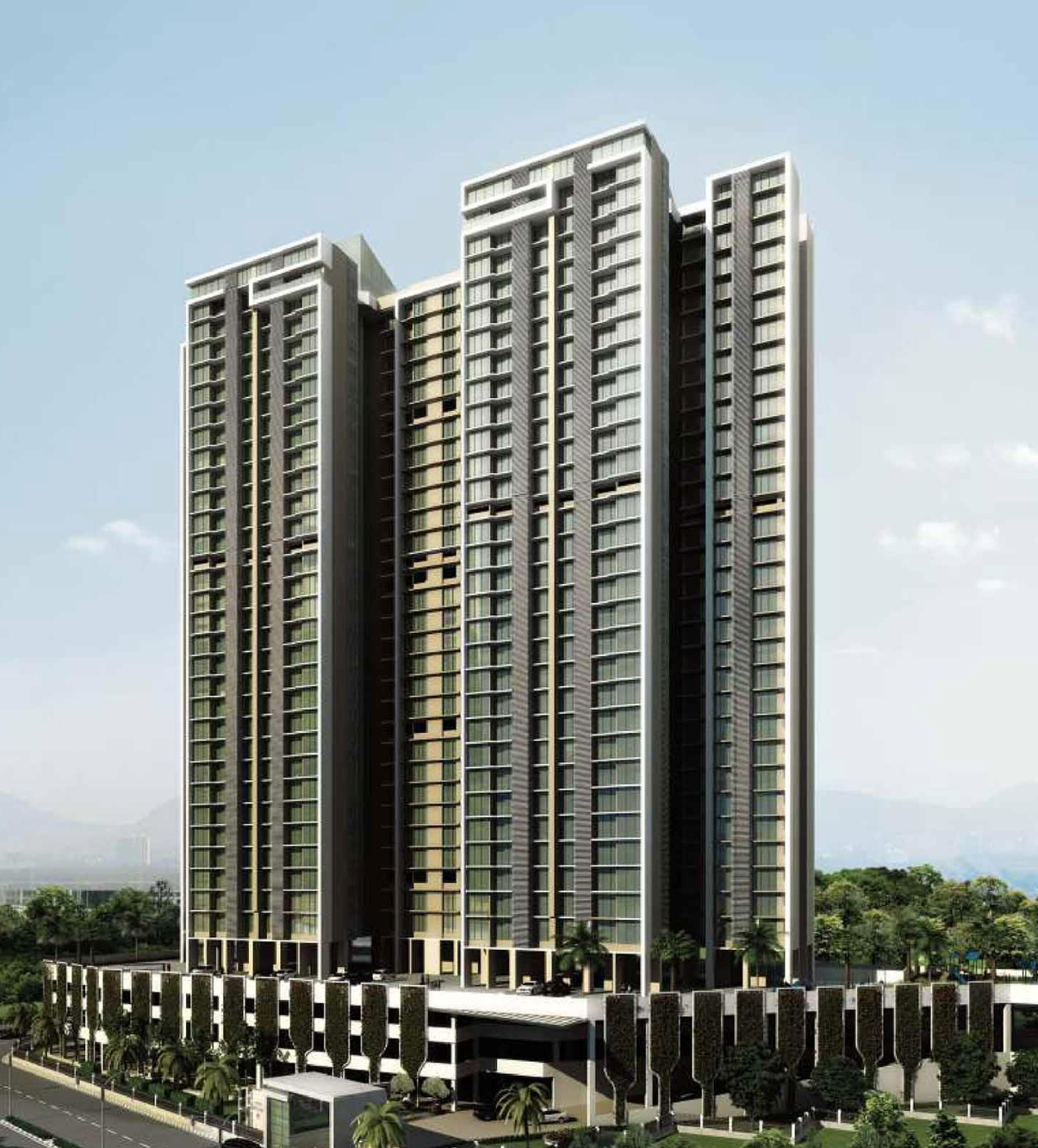3 BHK Flat on Rent in Kandivali West - Acme Avenue