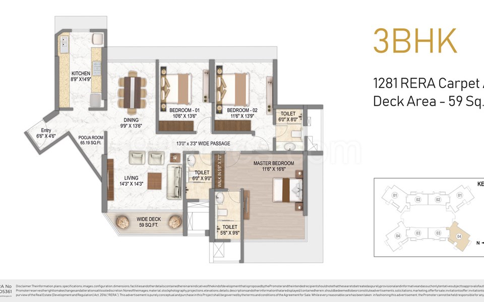 Floor Plan2 - Transcon Triumph, Andheri West