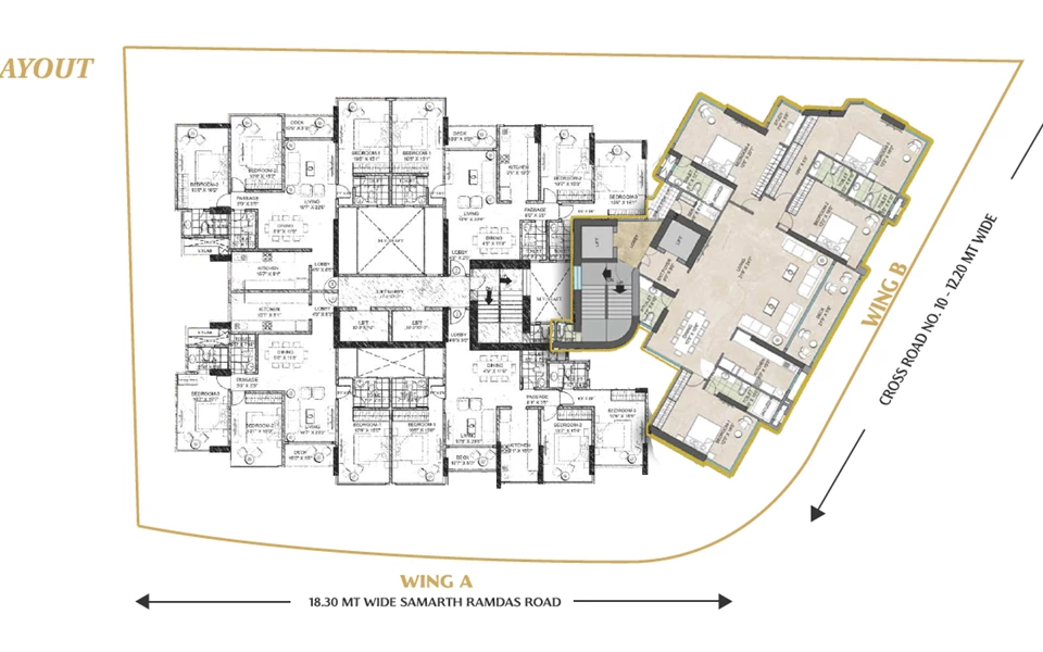 25024 Oth Acropolis Layout - Juhu Acropolis, Juhu
