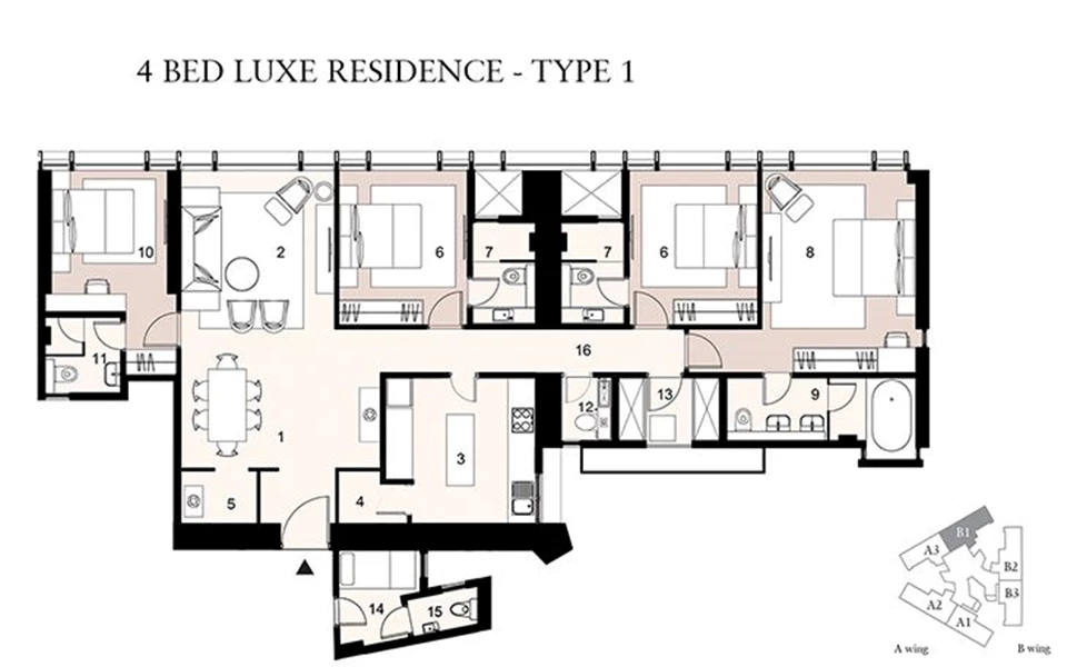2 - Lodha Trump Tower, Worli