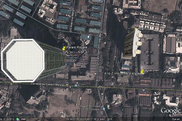 Flat on rent in Raheja Atlantis, Worli