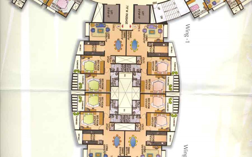 Floor Plan - Dsk Madhuban, Andheri East