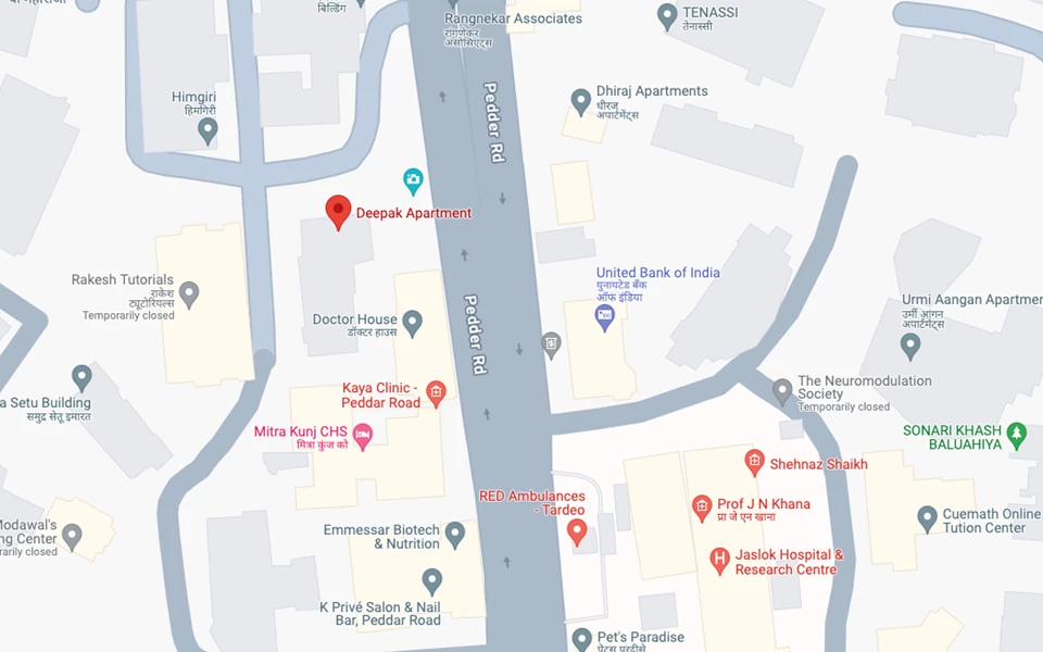 7 - Deepak Apartment , Peddar Road