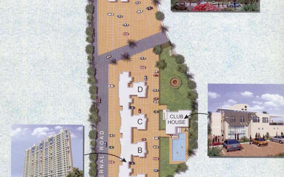 Floor Plan - Ekta Meadows, Kandivali East