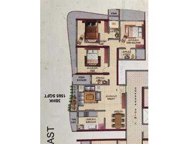 Flat on rent in HDIL Metropolis, Andheri West