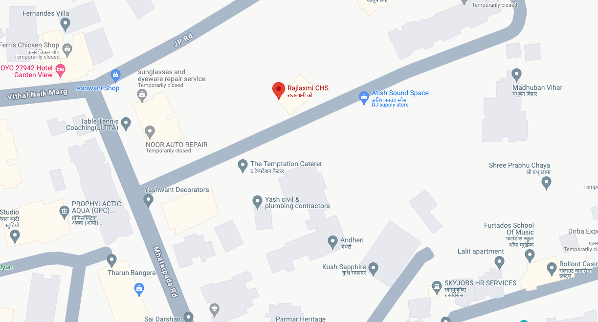 1 BHK Flat on Rent in Andheri West - Rajlaxmi