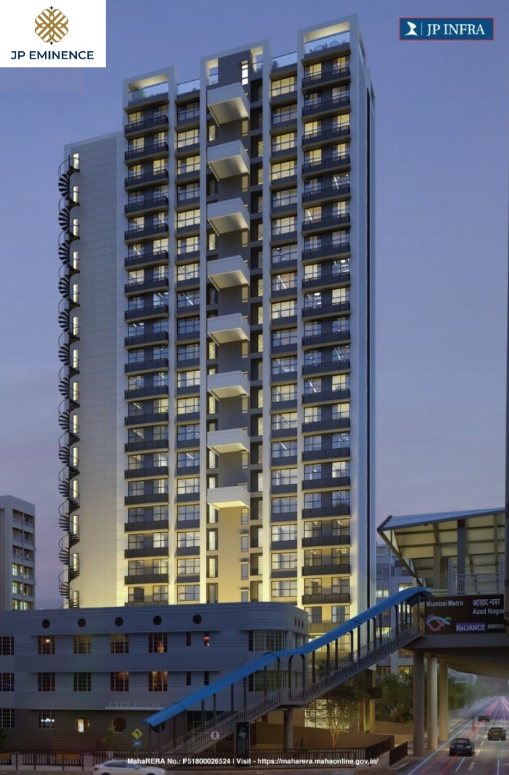 2 BHK Flat on Rent in Andheri West - Jp Eminence