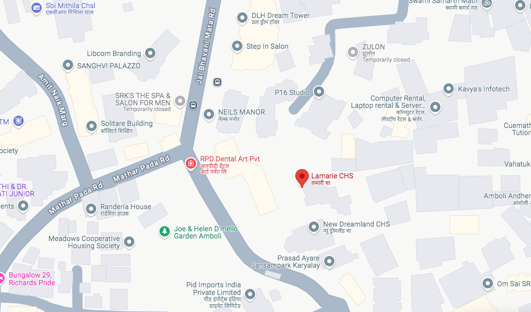 3 BHK Flat on Rent in Andheri West - Lamarie CHS