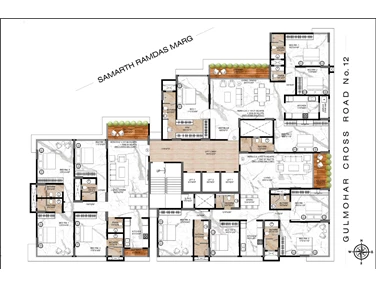 Flat on rent in Lotus Ayana, Juhu