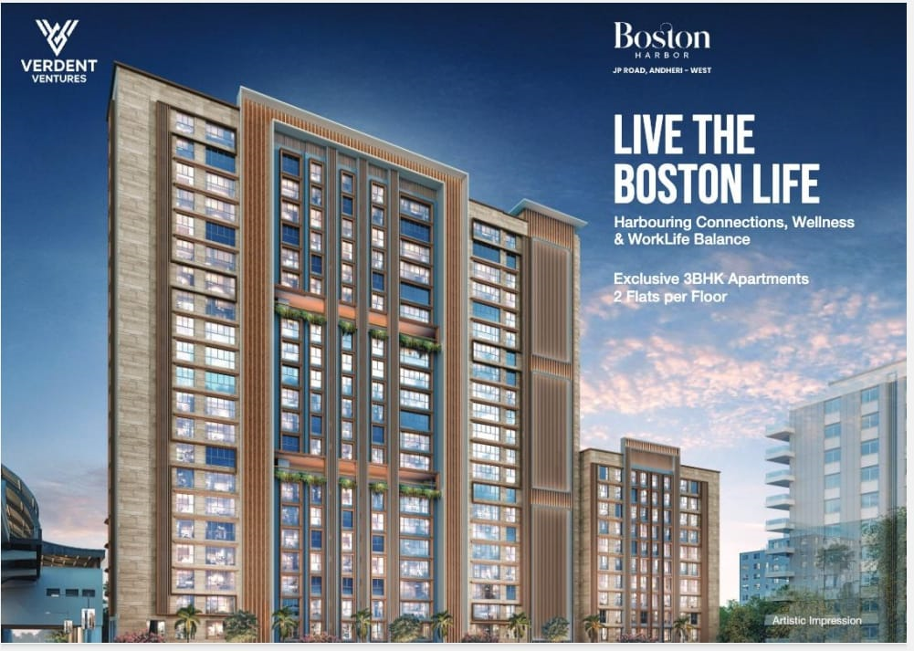 2½ BHK Flat for Sale in Andheri West - Boston Harbor