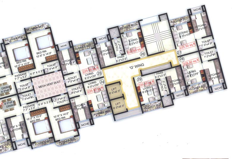 Floor Plan - Sagar Avenue Ll, Santacruz East