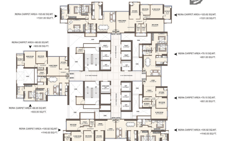 Floor Plan1 - Monte South, Byculla