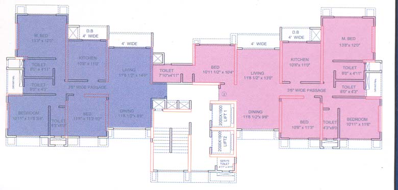 Floor Plan1 - Runwal Pride, Mulund West