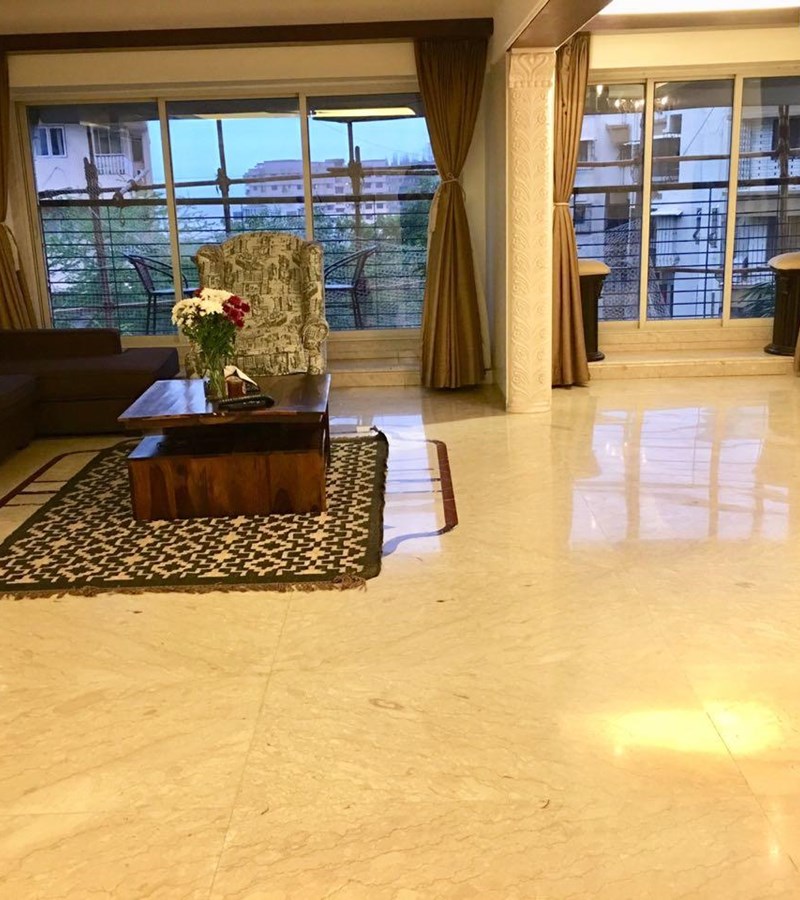 Living Room - Nakshatra Apartments, Bandra West