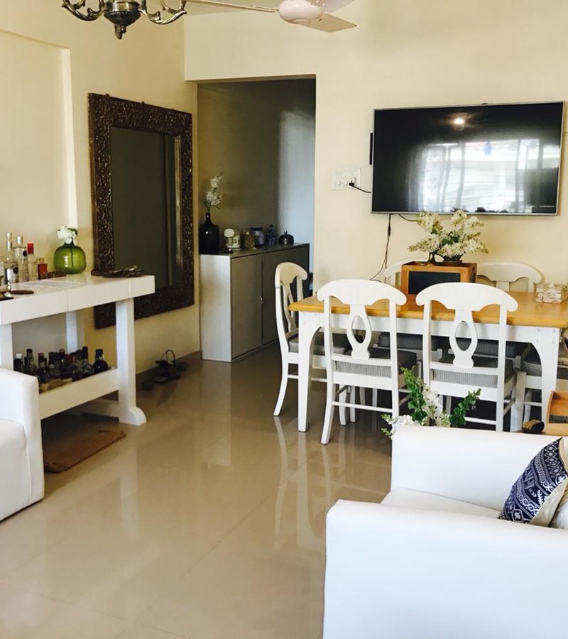Living Room - Nakshatra Apartments, Bandra West