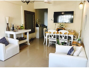 Living Room - Nakshatra Apartments, Bandra West