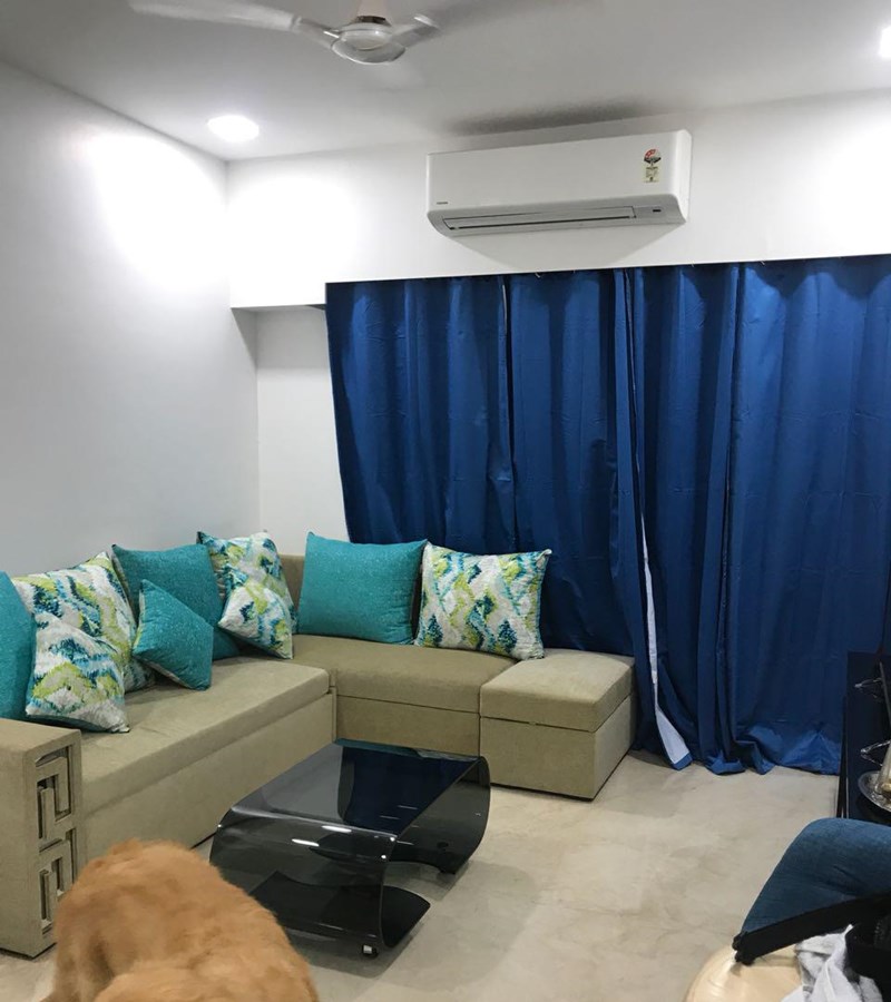 Living Room - Omkar Meridia, Bandra Kurla Complex