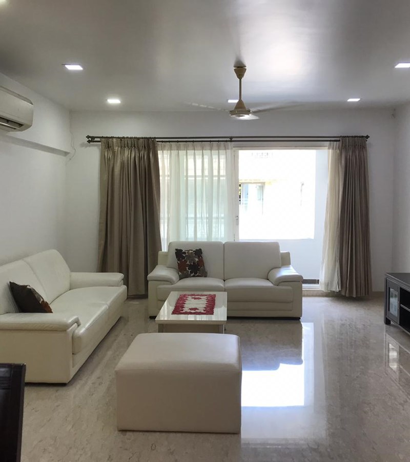 Living Room - Oyster, Khar West