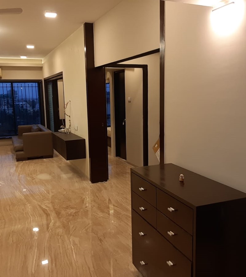 Living Room - Everest Apartments, Bandra West